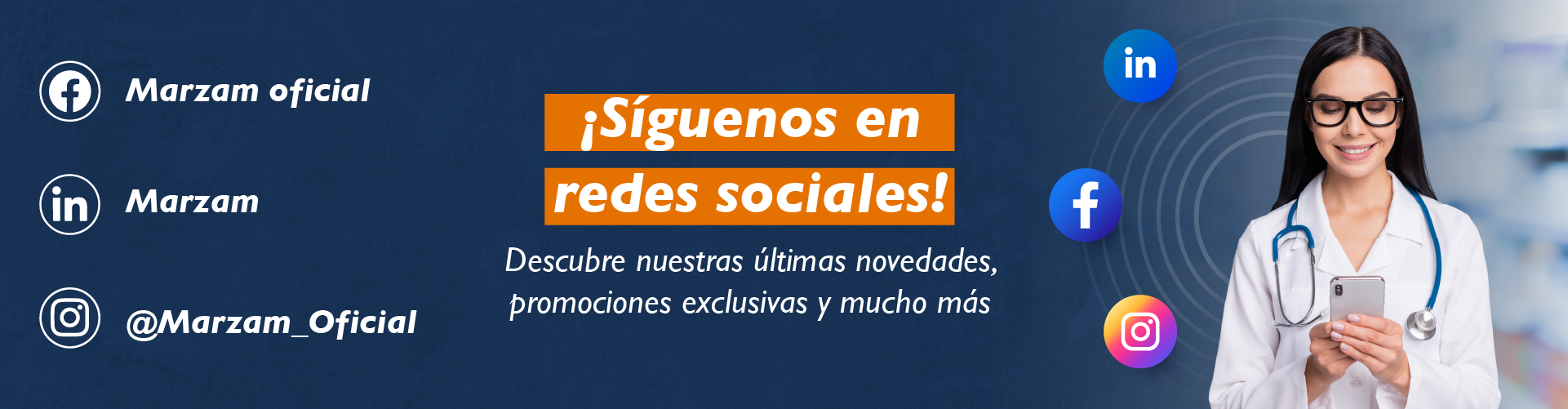 ¡Síguenos en nuestras redes sociales!