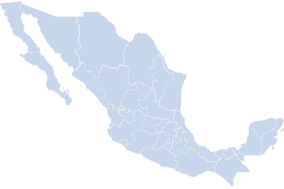 Mapa de distribución